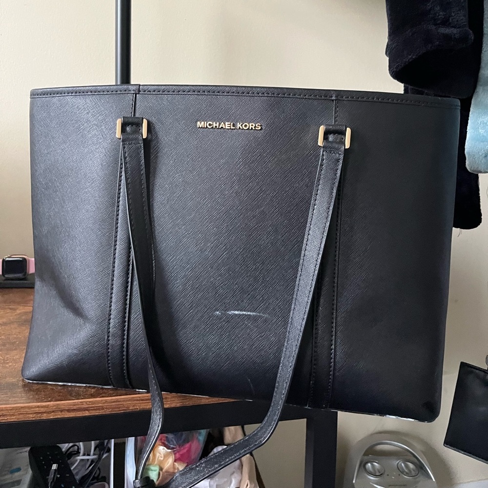 MK Black Jet tote bag